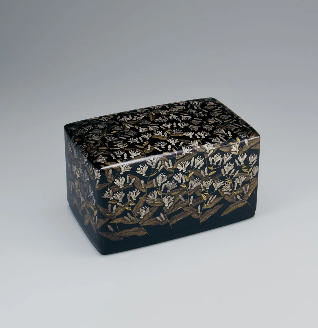 沈金箱「杜鵑草」